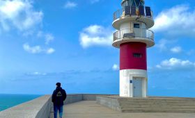 El Cabo Ortegal y su faro: donde se unen el Atlántico y el Cantábrico.